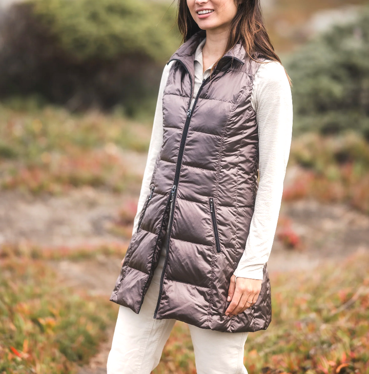Anorak Packable Anorak Long Down Vest
