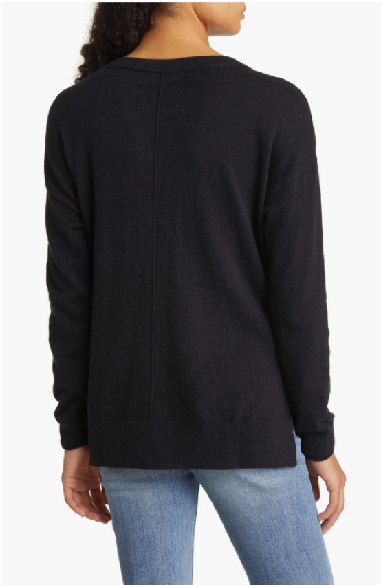 Lucky Brand Cloud-Soft V-Neck Long-Sleeve Sweater