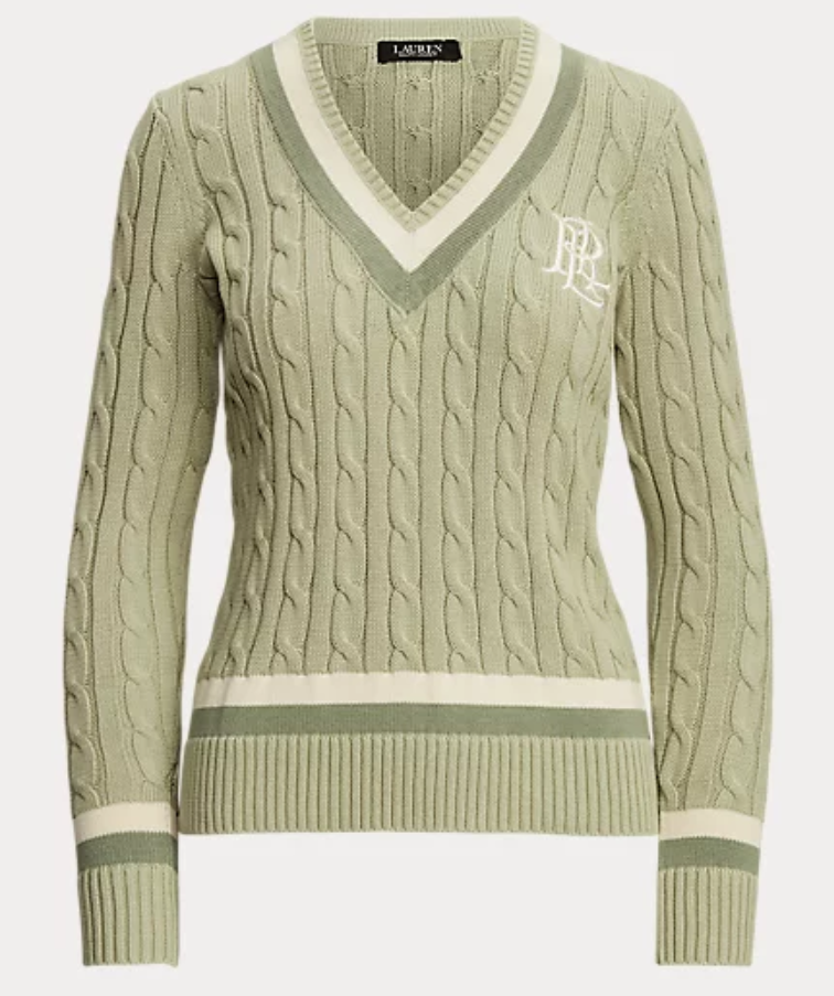 Lauren Ralph Lauren Cable-Knit Cricket Sweater
