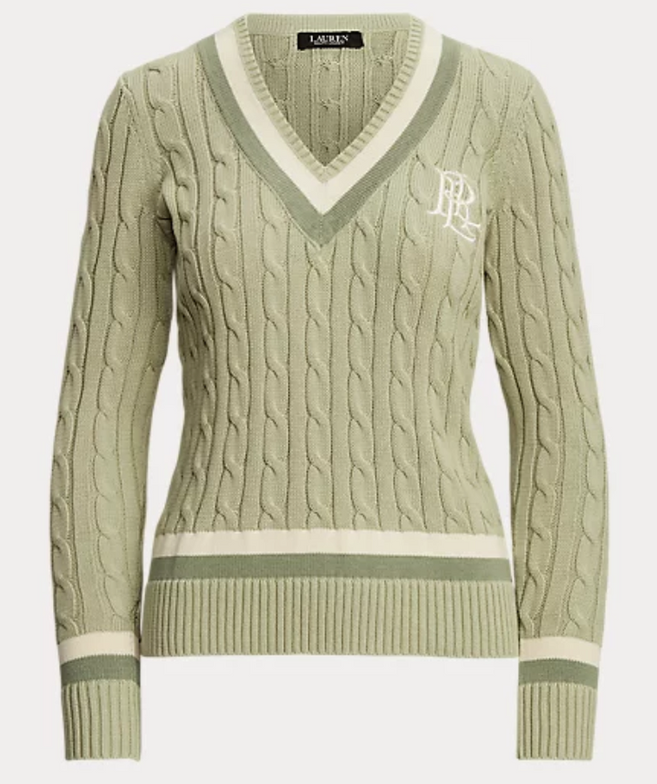 Lauren Ralph Lauren Cable-Knit Cricket Sweater
