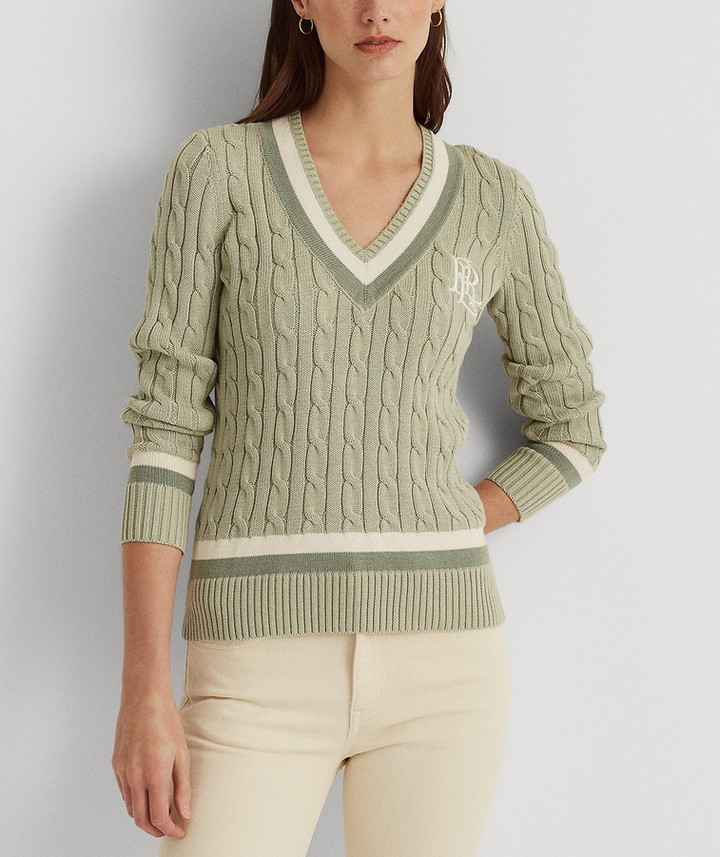 Lauren Ralph Lauren Cable-Knit Cricket Sweater