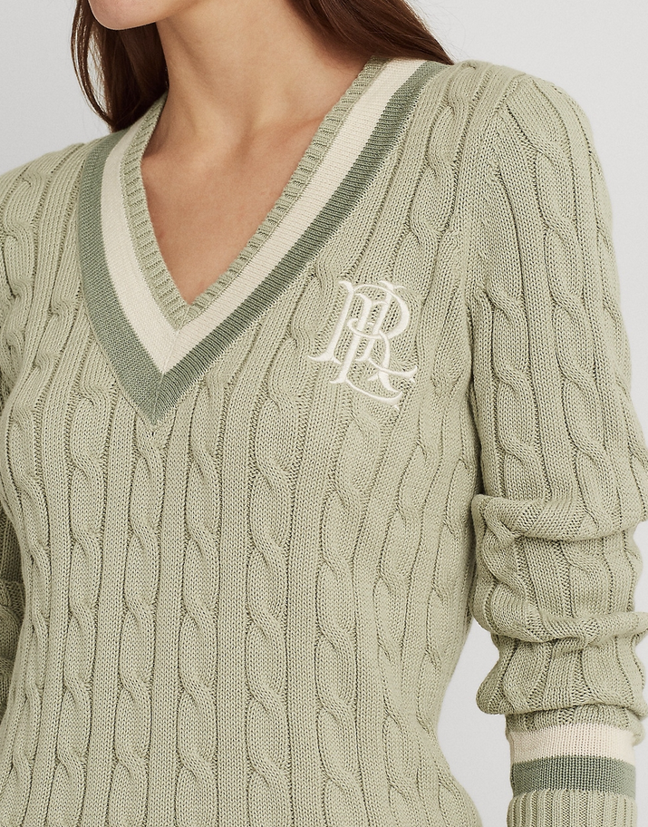 Lauren Ralph Lauren Cable-Knit Cricket Sweater