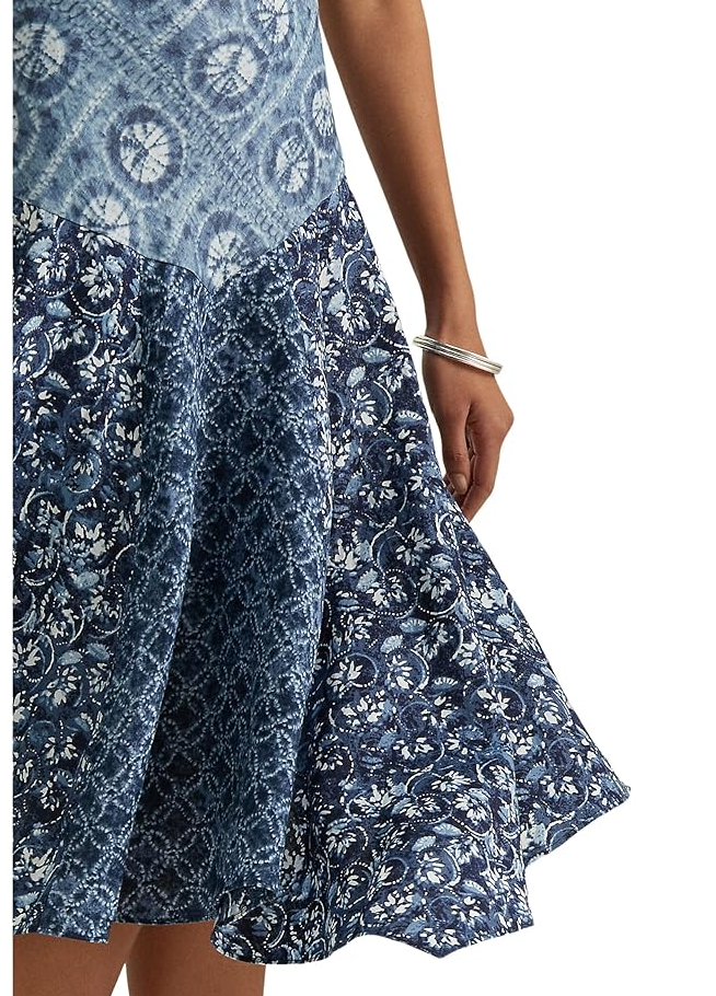 Lauren Ralph Lauren Petite Linen Handkerchief Hem Dress