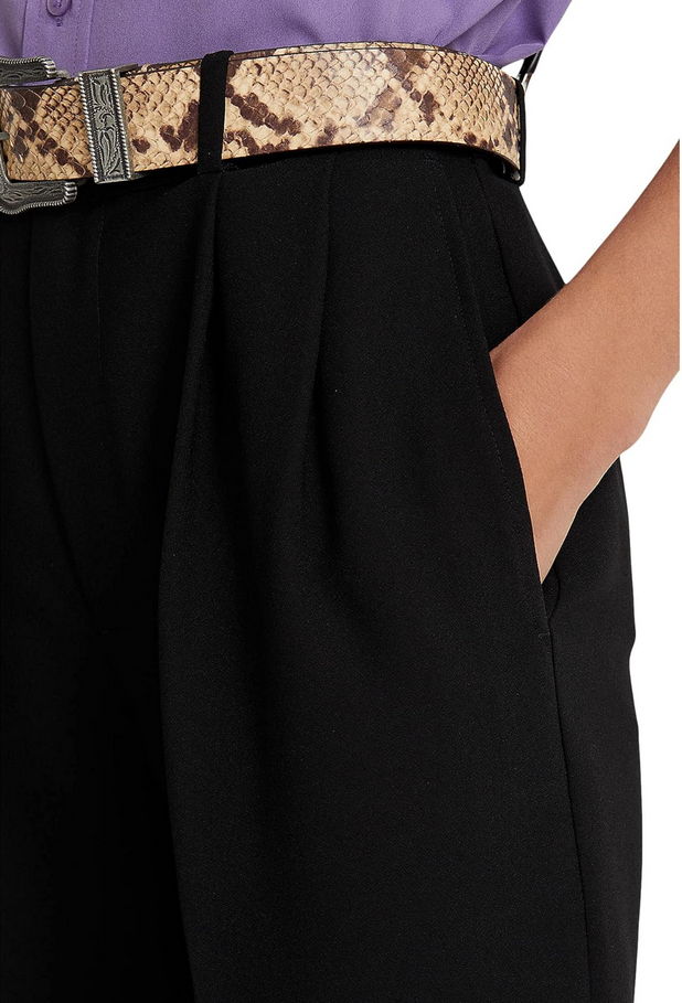 LAUREN Ralph Lauren Pleated Crepe Pants