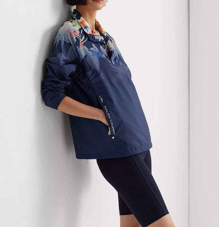 Lauren Ralph Lauren Plus SIze Floral Turtleneck Pullover
