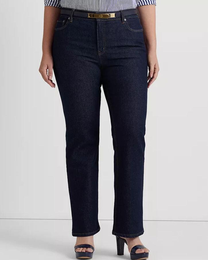 Lauren Ralph Lauren Plus Size High-Rise Boot Jeans
