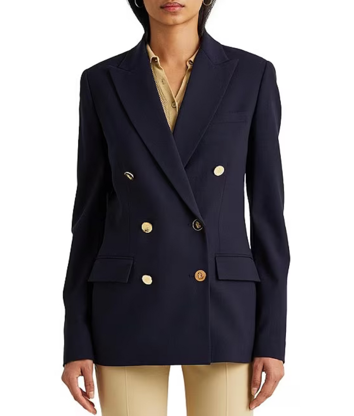 Lauren Ralph Lauren Double-Breasted Blazer