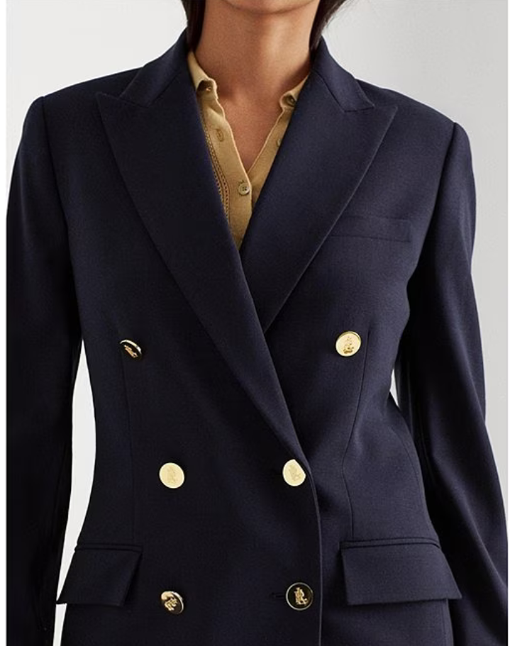 Lauren Ralph Lauren Double-Breasted Blazer