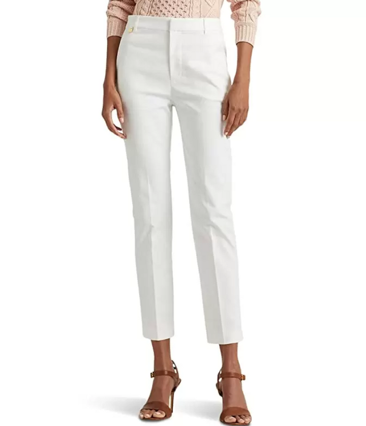 LAUREN Ralph Lauren Stretch Cotton Blend Pants