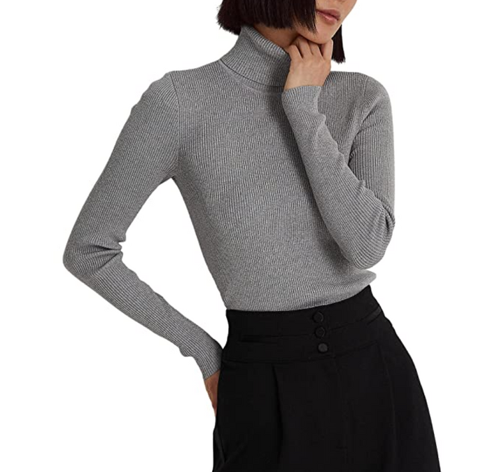LAUREN Ralph Lauren Metallic Turtleneck Sweater