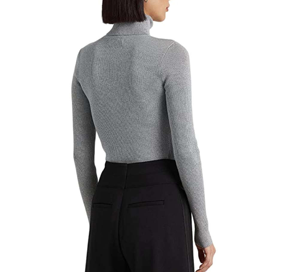 LAUREN Ralph Lauren Metallic Turtleneck Sweater