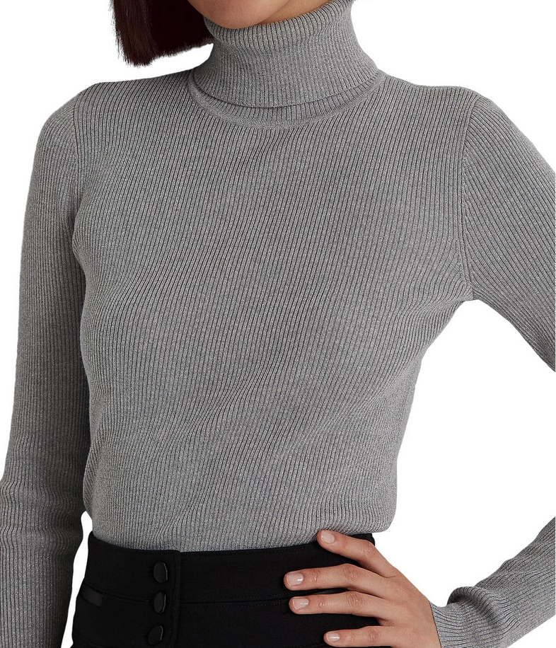 LAUREN Ralph Lauren Metallic Turtleneck Sweater
