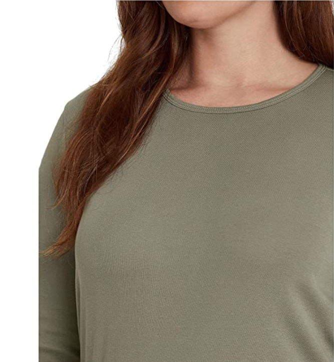 Ralph Lauren Plus Size Cotton-Blend Long Sleeve Top