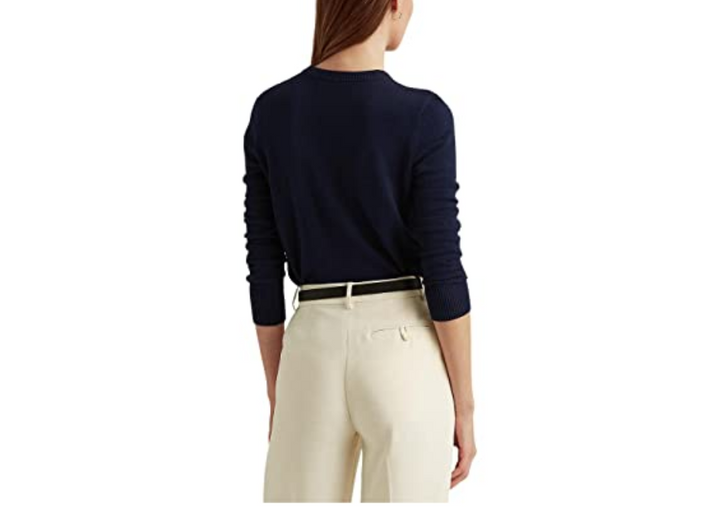LAUREN Ralph Lauren Logo Cotton-Blend Sweater