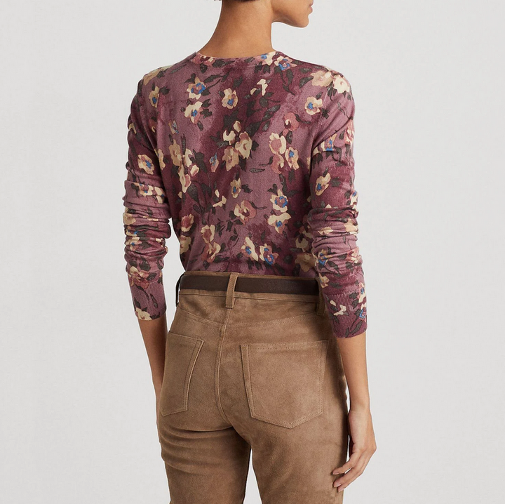 Lauren Ralph Lauren Crewneck Floral Sweater