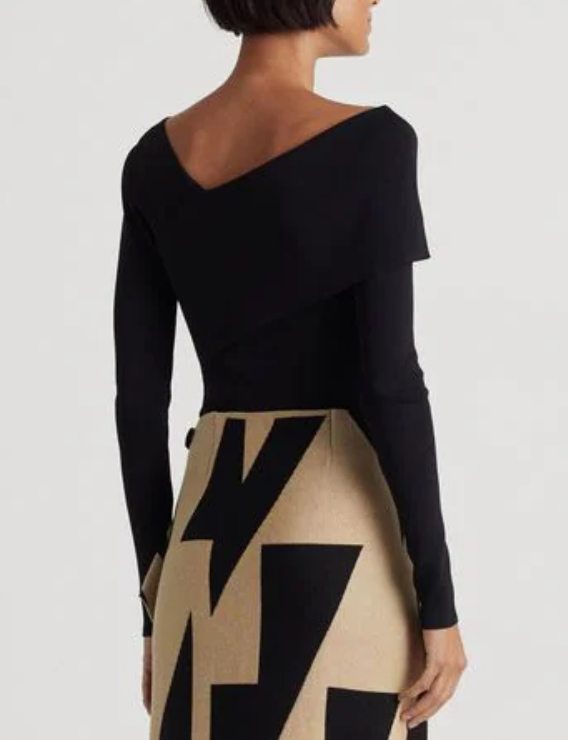 Lauren Ralph Lauren Plus Size Asymmetrical Neck Sweater