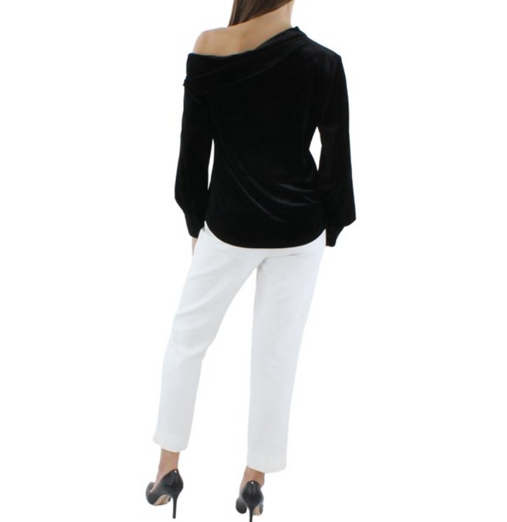 Lauren Ralph Lauren Velour Boatneck Pullover Sweater