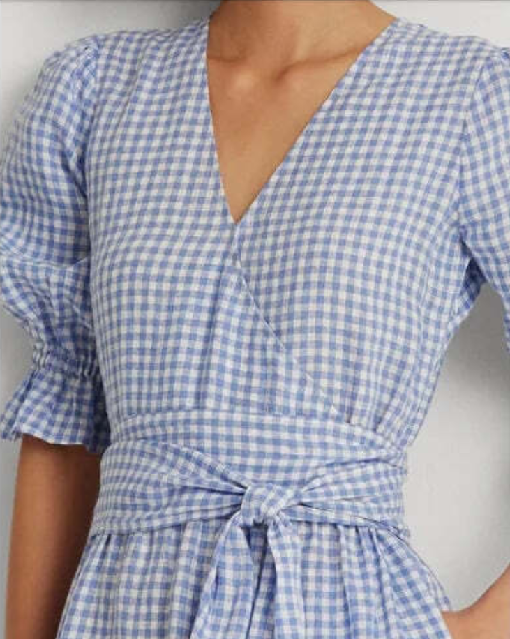 Lauren Ralph Lauren Gingham Fit & Flare Dress