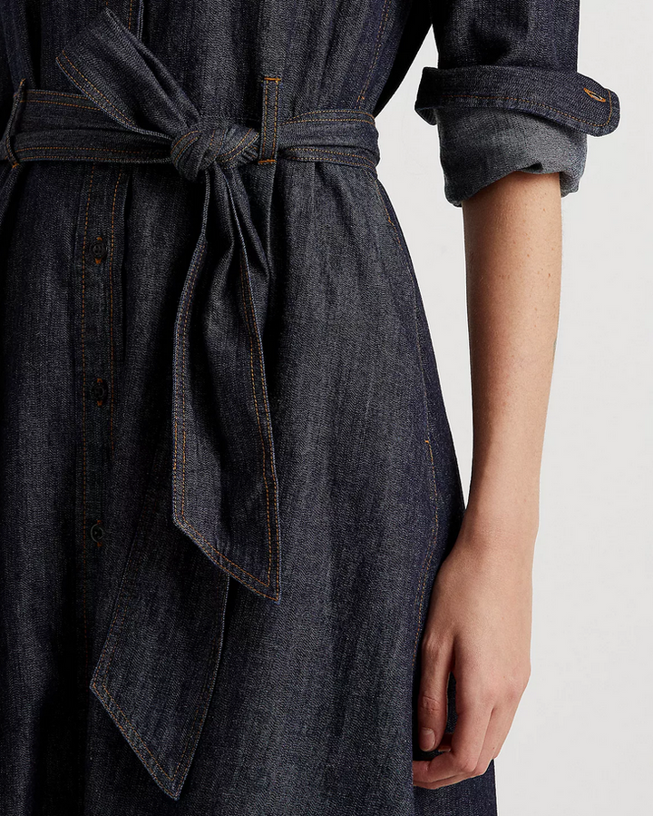LAUREN RALPH LAUREN Denim A-Line Shirtdress