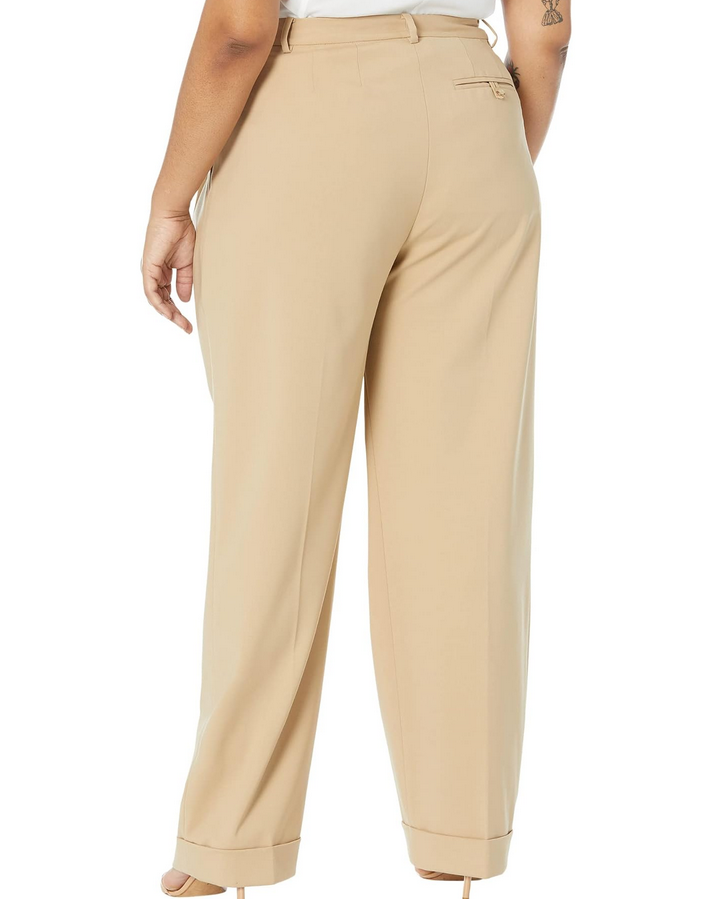 RALPH LAUREN Pleated Wool-Blend Twill Pants