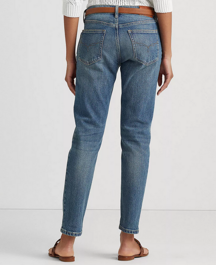 RALPH LAUREN Relaxed Tapered Ankle Jeans