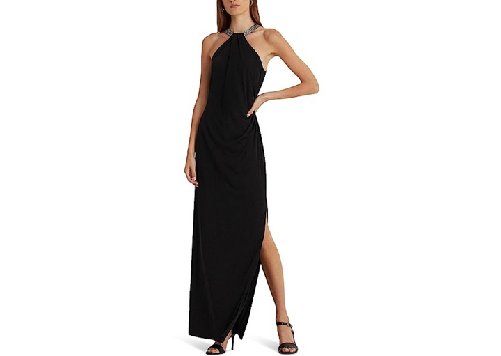 Lauren Ralph Lauren Women's Jersey Halter Gown