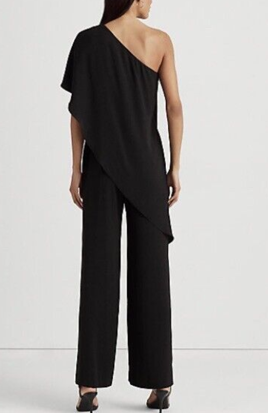 Lauren Ralph Lauren Tiered One-Shoulder Jumpsuit