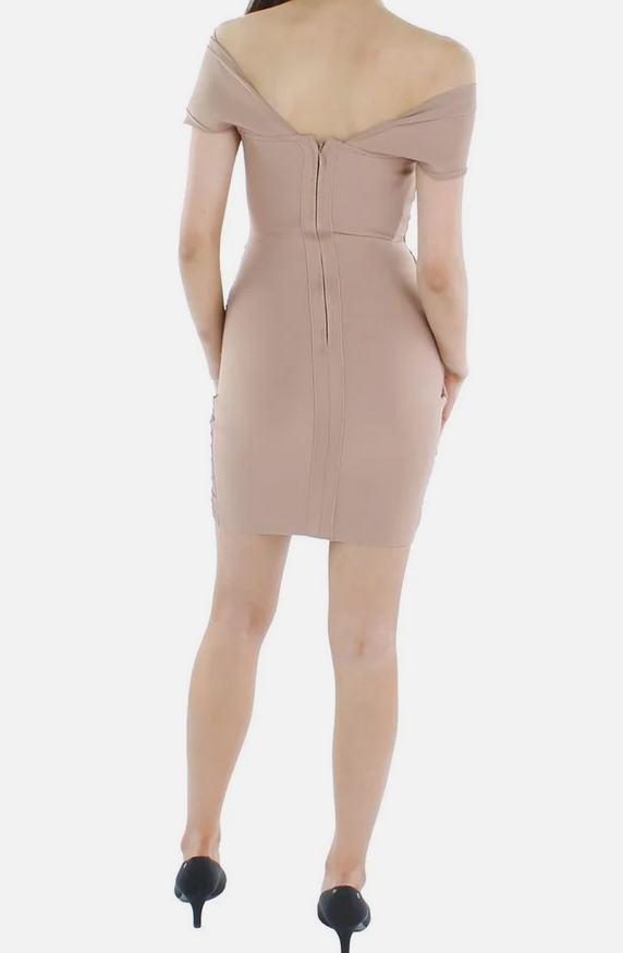 Elliatt Praise Off-the-Shoulder Mini Dress