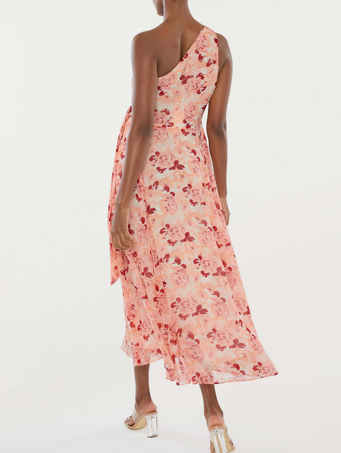LIKELY Benji One Shoulder Midi Dress
