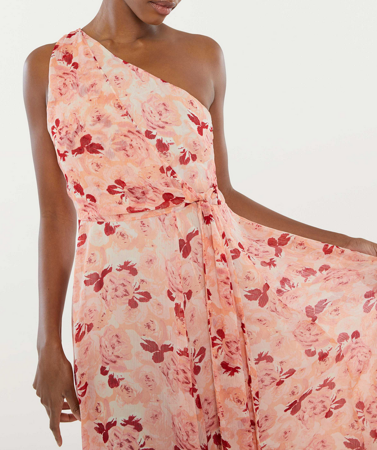 LIKELY Benji One Shoulder Midi Dress