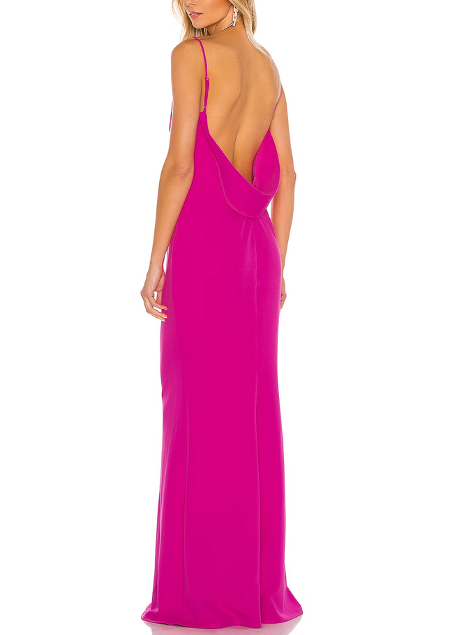 KATIE MAY Damn Gina Cowl Back Gown