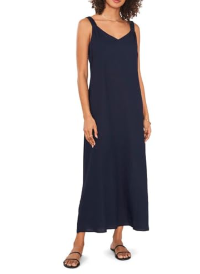 VINCE CAMUTO Stretchy Straps Maxi Dress