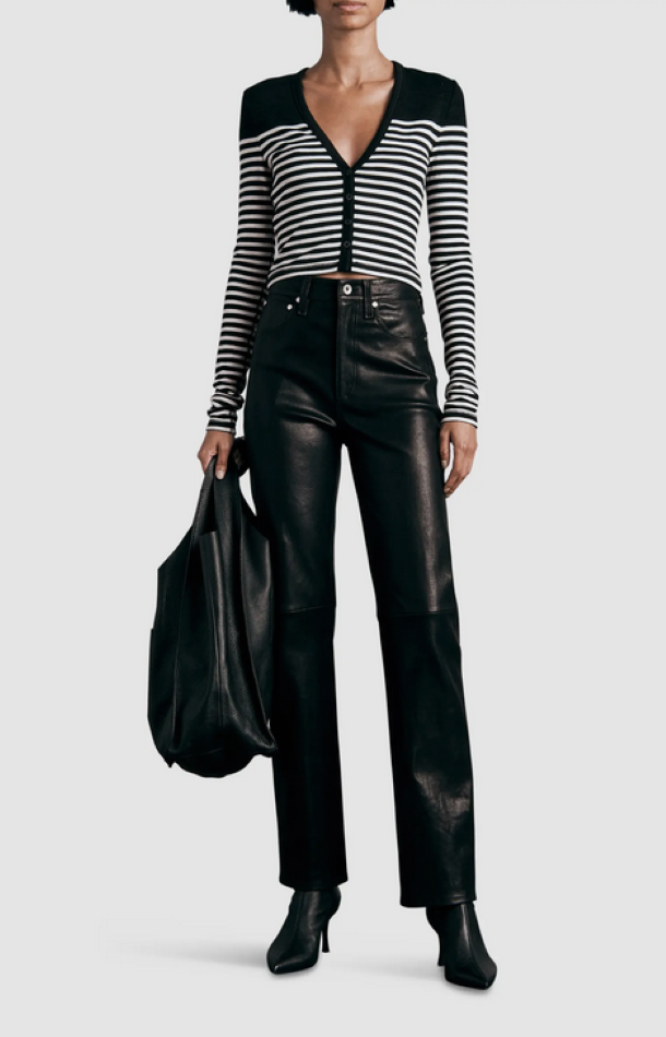 rag & bone The Knit Breton Stripe Cardigan