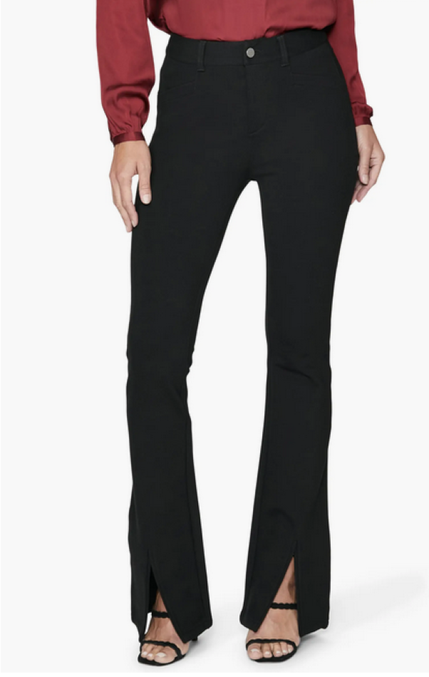 PAIGE Winona Slit Hem High Rise Flare Pants