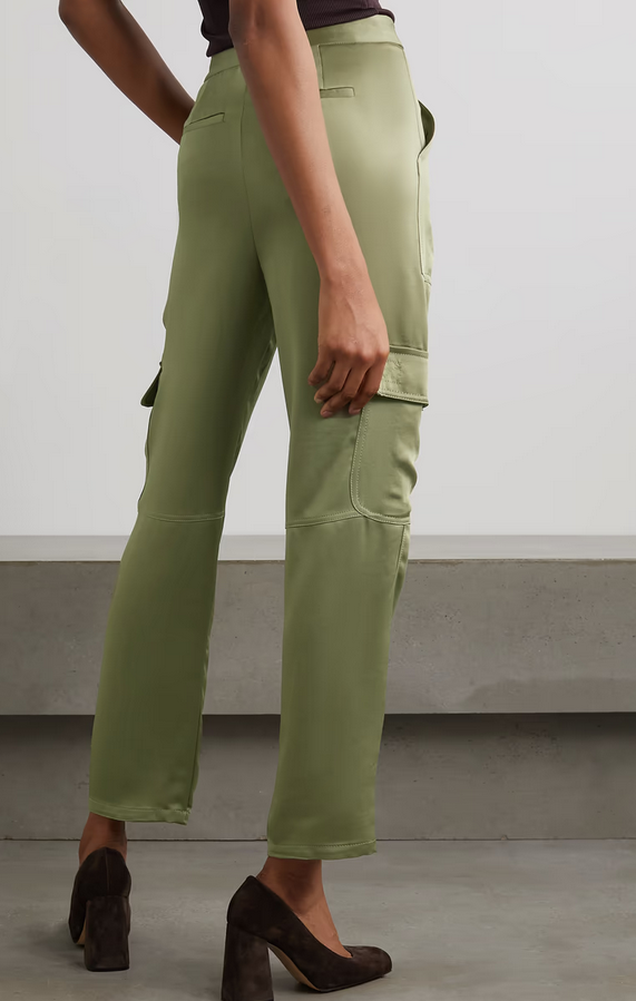 Jonathan Simkhai Carolina Belted Cargo Trousers