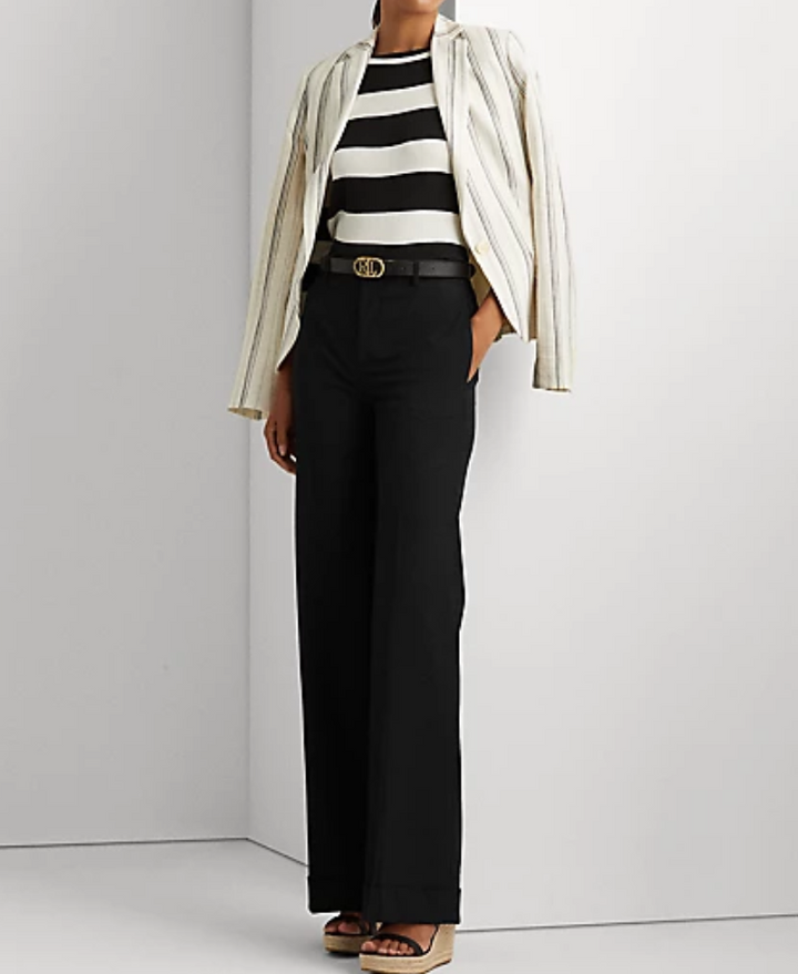 LAUREN RALPH LAUREN High-Rise Wide-Leg Pants