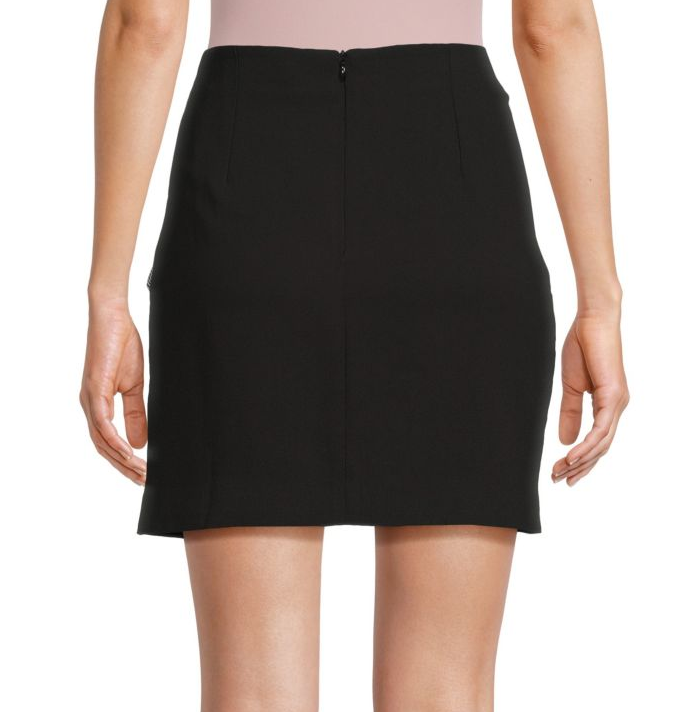 IRO Talyan Embellished Mini Wrap Skirt