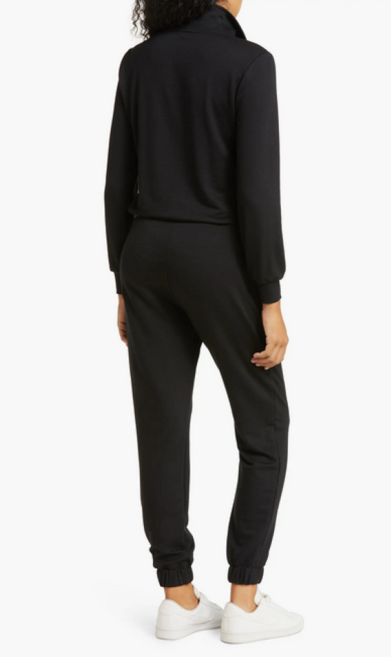 Beyond Yoga Ski Weekend Zip Front Jumpsuit