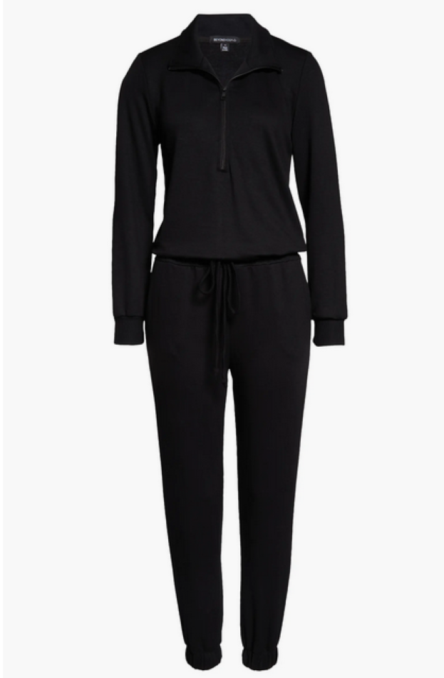 Beyond Yoga Ski Weekend Zip Front Jumpsuit