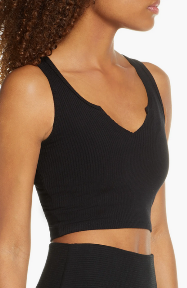 Year of Ours Notch Ribbed Cropped Tank