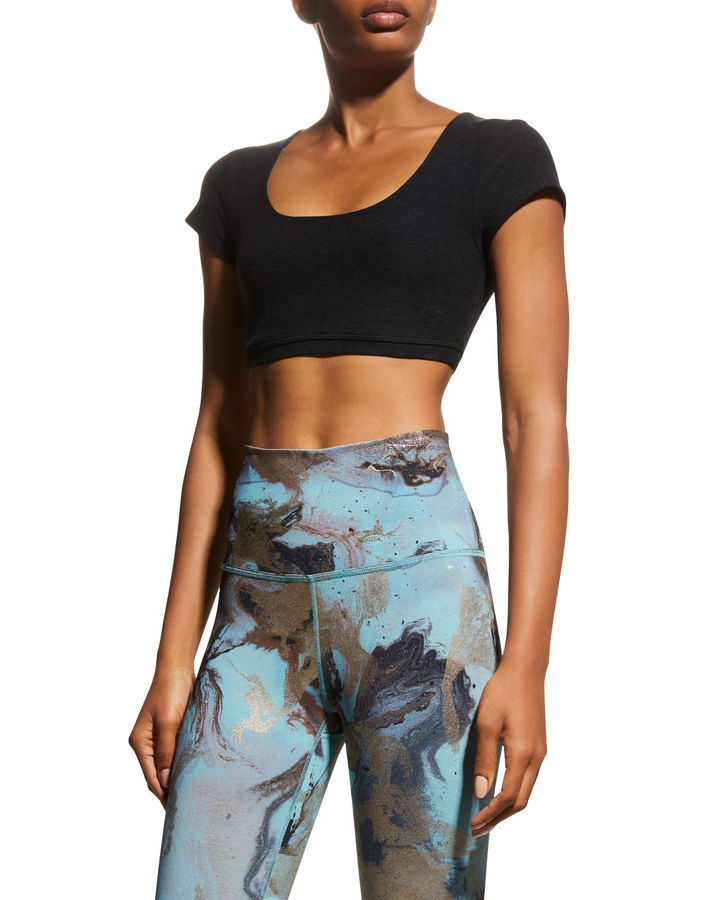 Beyond Yoga Spacedye What's The Scoop Bra Cropped Top