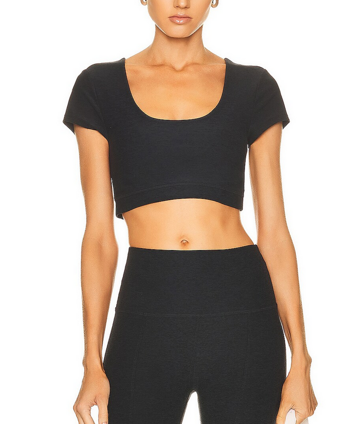 Beyond Yoga Spacedye What's The Scoop Bra Cropped Top