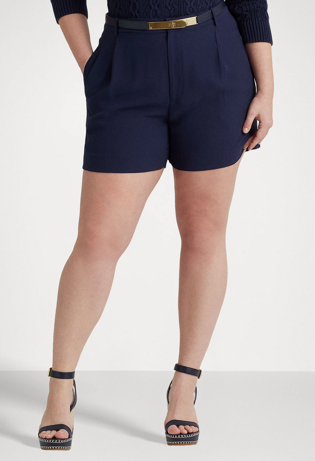 Lauren Ralph Lauren Vadienne Pleated Shorts