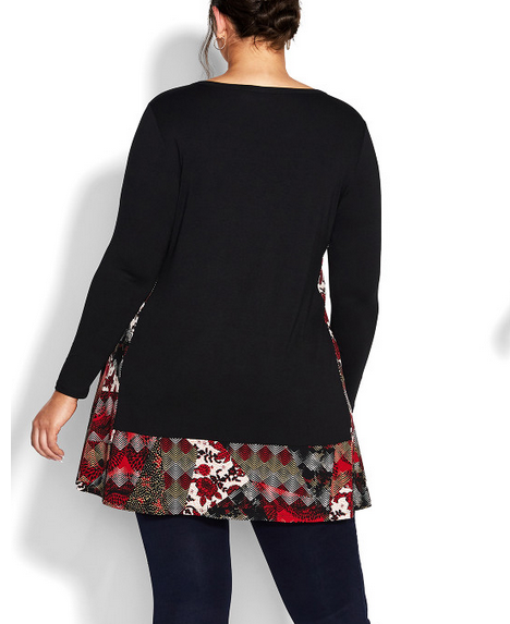 AVENUE Elsa Print Tunic