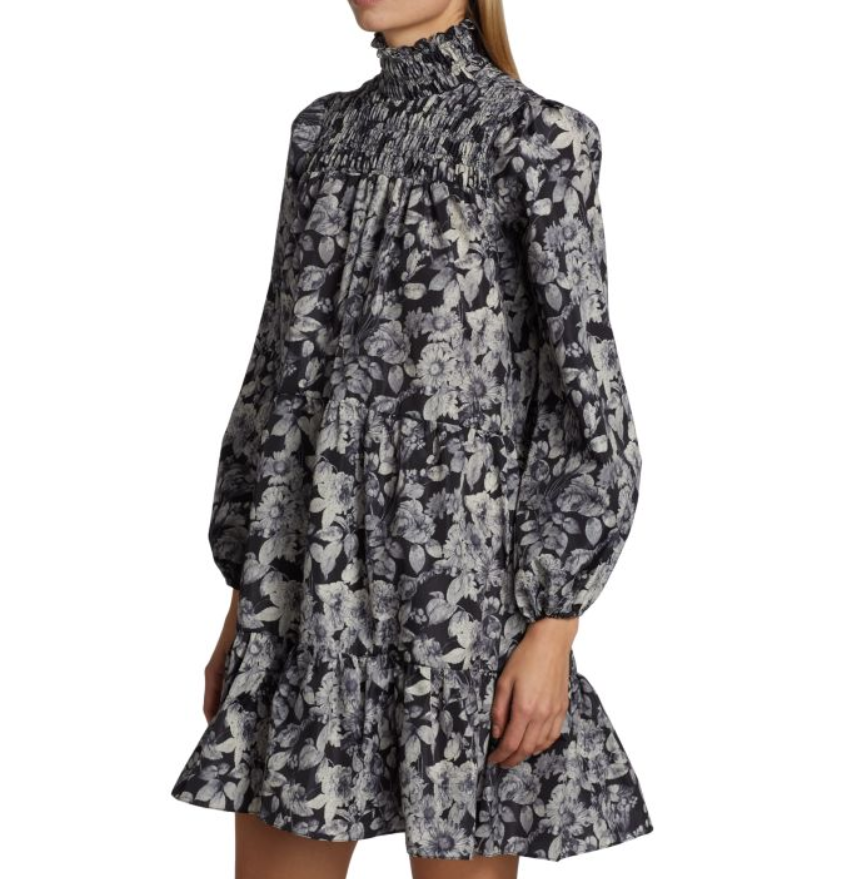 Cinq à Sept Alicia Floral Tiered Mini Dress