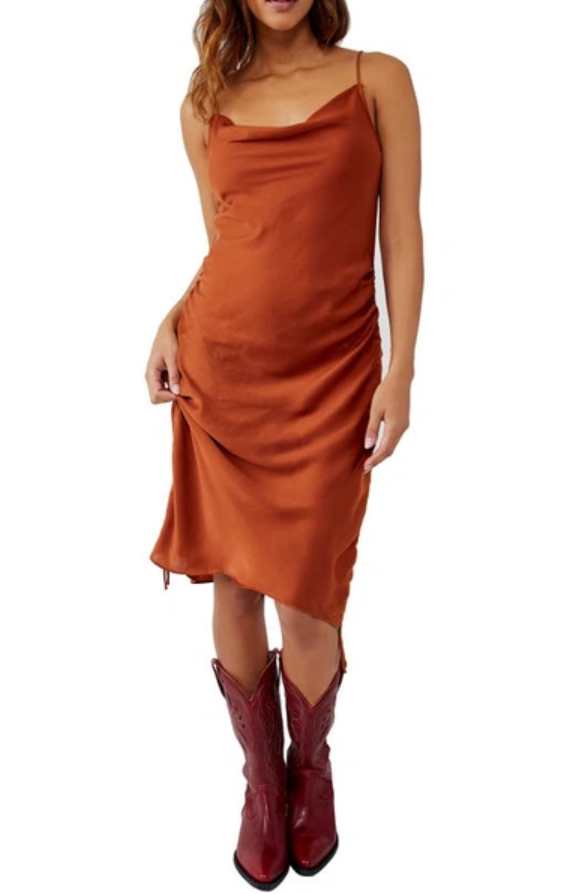 Free People Day To Night Adjustable Slip Dress