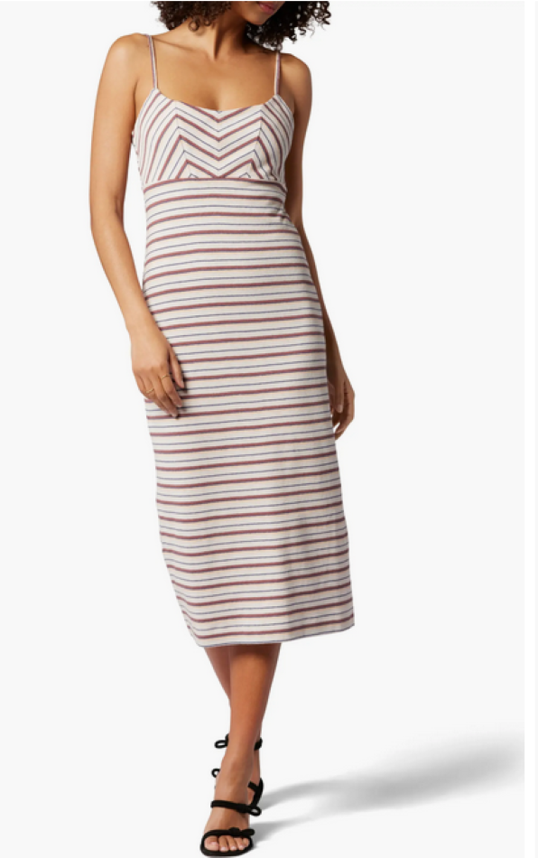 Joie Laurel Linen Cotton Midi Dress DGFOutlet Joie Laurel Linen Cotton Midi Dress DGFOutlet