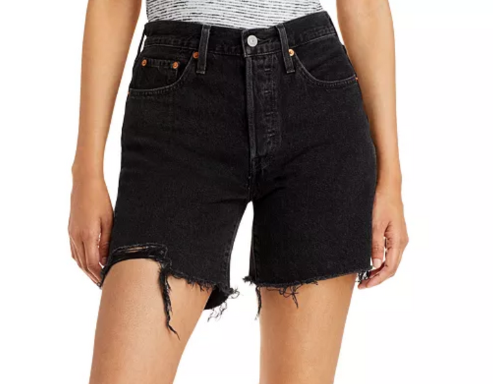 Levi's 501 Mid Thigh Denim Shorts