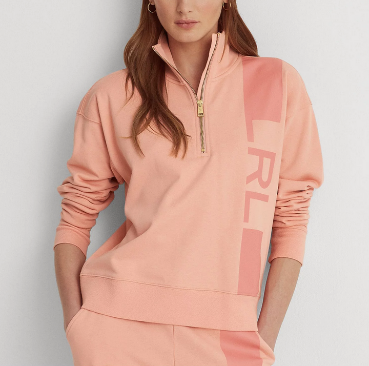 LAUREN RALPH LAUREN French Terry Quarter-zip Sweatshirt