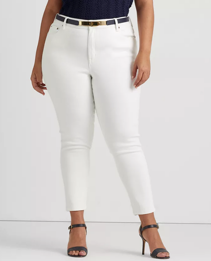 LAUREN RALPH LAUREN Plus Size High-Rise Super-Stretch Jeans
